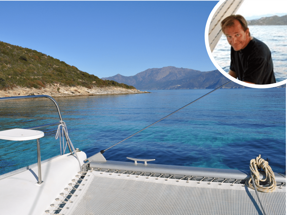 croisière à bord d'un bateau en Corse avec le skipper William
