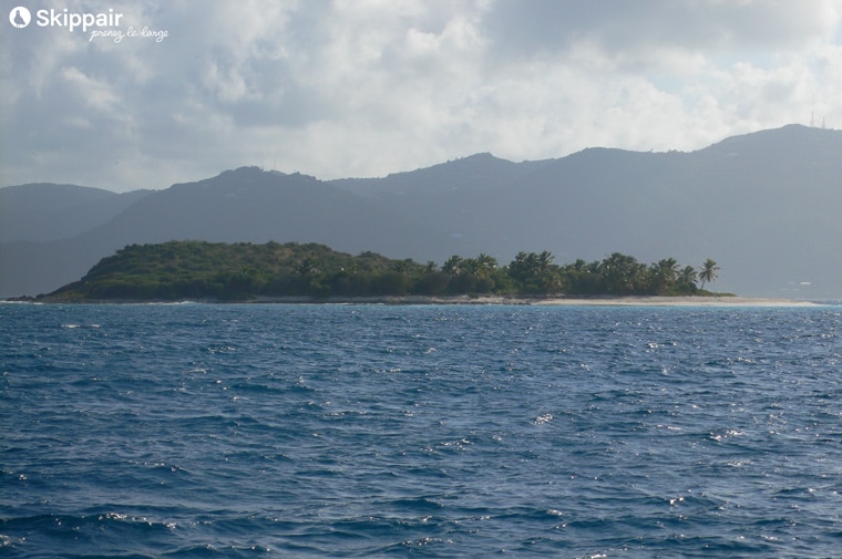 Sandy Cay dans les îles vierges Britanniques