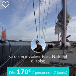 Miniature de l'offre de croisière voilier Skippair dans le Parc naturel marin d'Iroise avec David