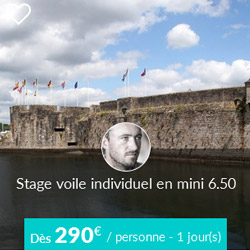 Miniature de l'offre de stage de voile individuel Skippair à Concarneau avec François