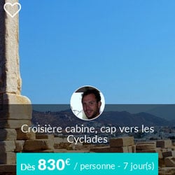 Miniature de l'offre de croisière cabine Skippair vers les Cyclades avec Thomas