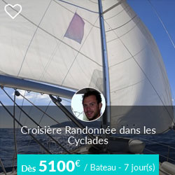 Miniature de l'offre de croisière Skippair voile et randonnée dans les Cyclades avec Thomas