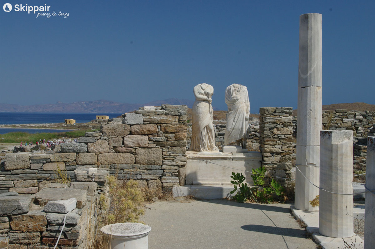 Maison de Cléopâtre sur Delos, en Grèce - Skippair