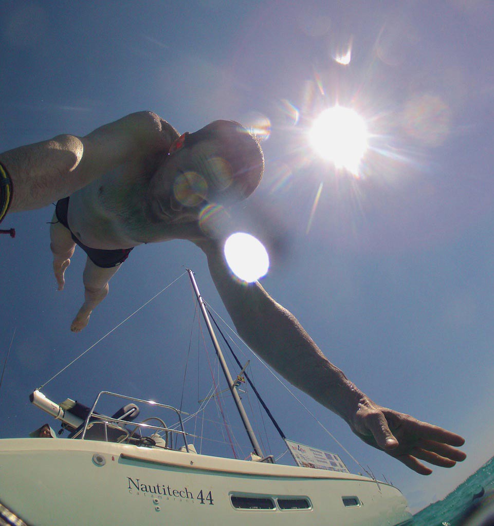 Croisiere cabine en catamaran a Majorque - Bains de mer