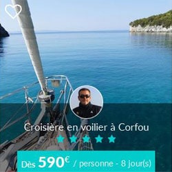 Miniature de l'offre de croisière Skippair à Corfou avec Silvio