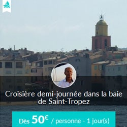Miniature de l'offre de croisière Skippair en voilier avec Lionel dans la baie de Saint-Tropez
